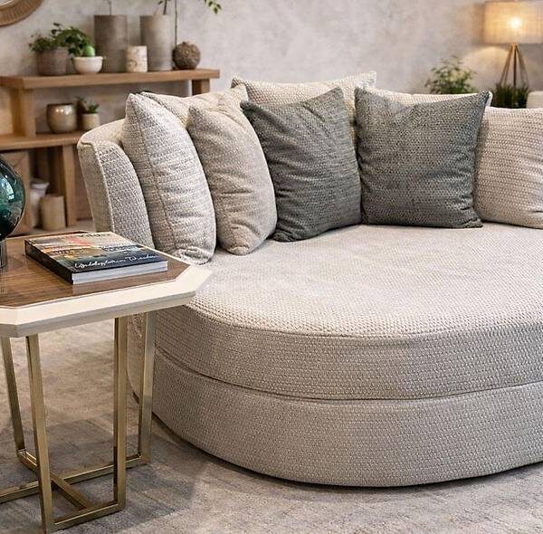 Mandu Luxe Relaxstoel — Premium comfort in beige
