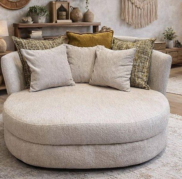 Mandu Relaxfauteuil – Luxe ecru, premium kwaliteit