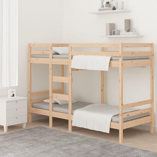 Massief grenen stapelbed 80x200 cm – stevig & stijlvol