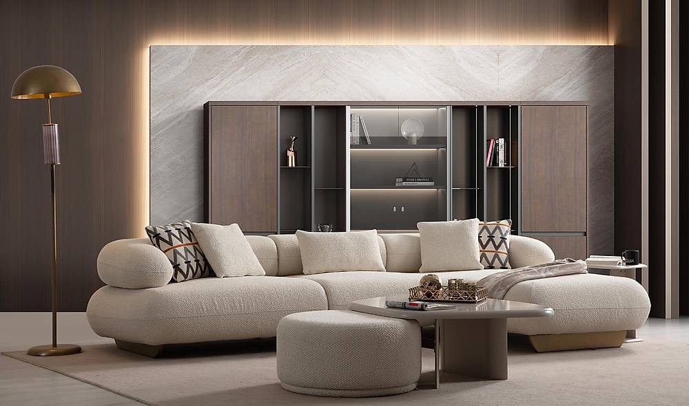 Massimo Hoekbank Medium — Premium kwaliteit