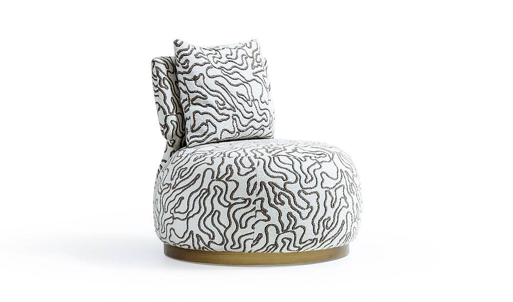 Mavera Desenli – Luxe designfauteuil met opvallend dessin