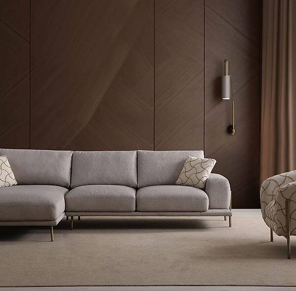 Merina Compacte Antieke Hoekbank – Luxe kwaliteit