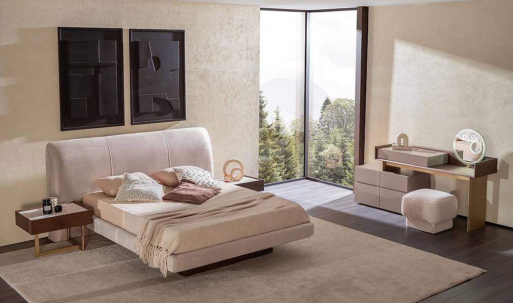 Messina Slaapkamer met ruimtebesparende hoekkast