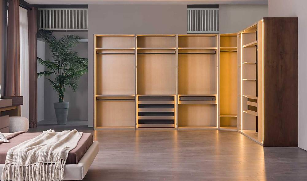 Messina Slaapkamer met ruimtebesparende hoekkast