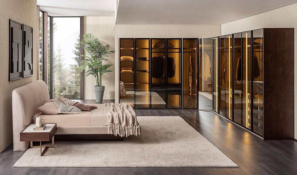 Messina Slaapkamer met ruimtebesparende hoekkast