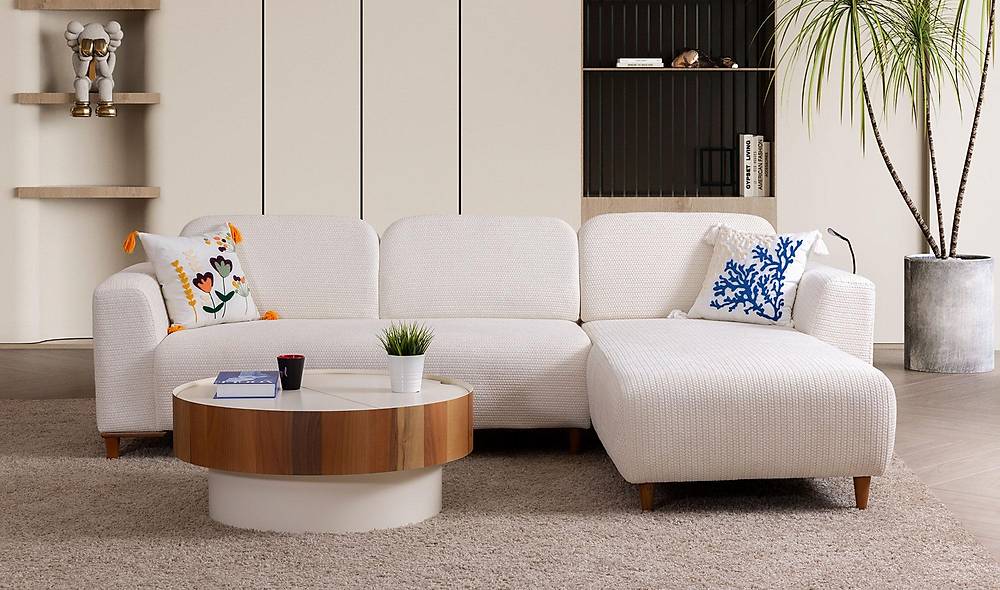 Milas Small Hoekbank – Luxe kwaliteit voor kleine ruimtes