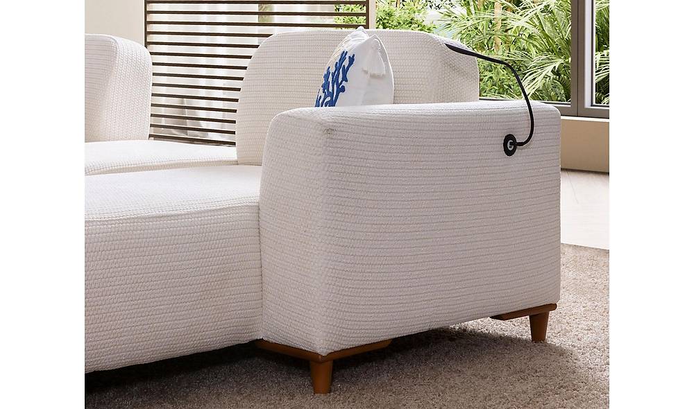 Milas Small Hoekbank – Luxe kwaliteit voor kleine ruimtes