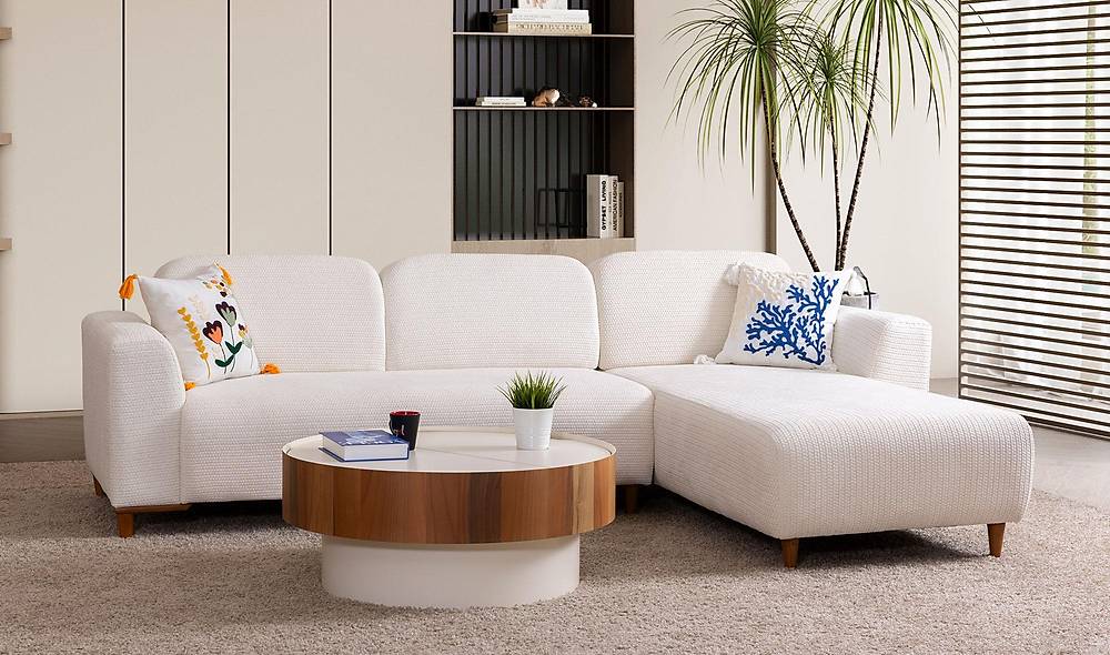 Milas Small Hoekbank – Luxe kwaliteit voor kleine ruimtes