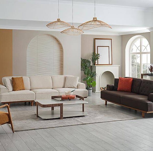 Minotti Luxe Houten Designbank – Premium Italiaanse Kwaliteit