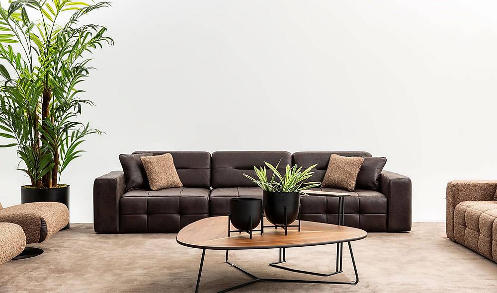 Mocha 4-zits bank – Luxe design en premium comfort