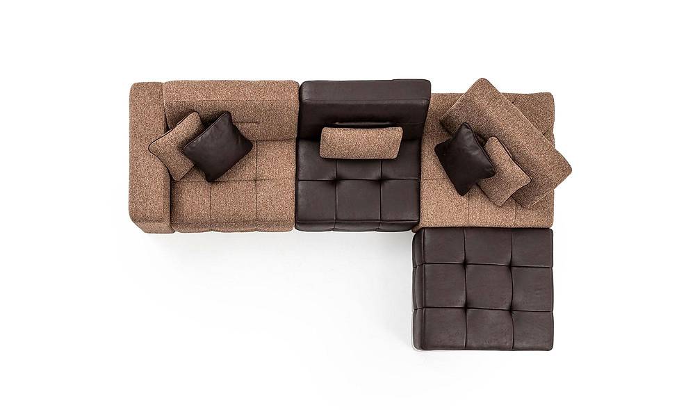 Mocha Hoekbank Medium — Topkwaliteit & luxe zitcomfort