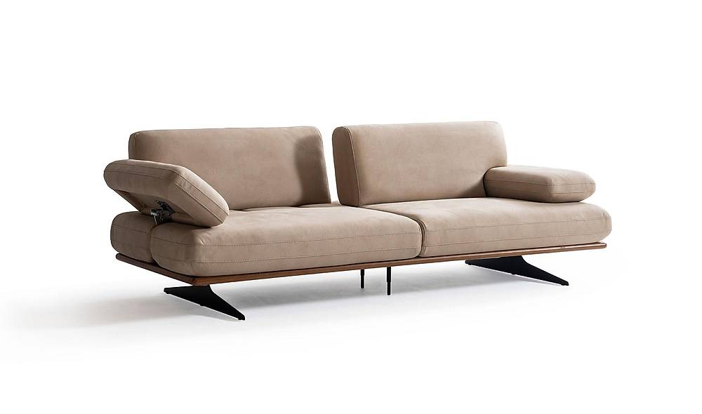 Modre driezitsbank – Luxe modern design, nieuw