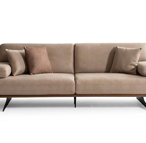 Modre driezitsbank – Luxe modern design, nieuw