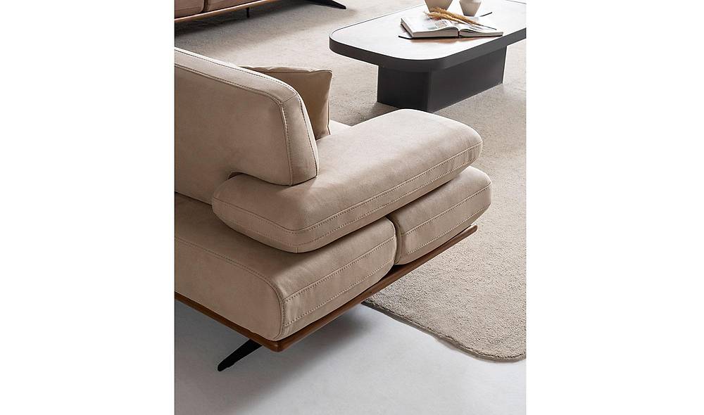 Modre driezitsbank – Luxe modern design, nieuw