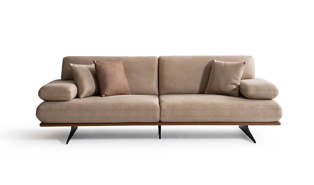 Modre driezitsbank – Luxe modern design, nieuw