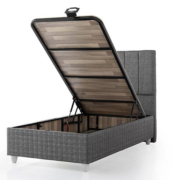 Naturel eenpersoons bedbodem — premium kwaliteit & comfort