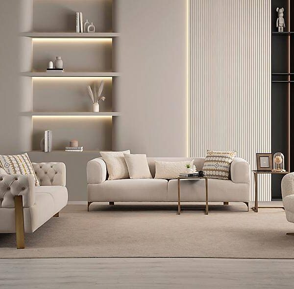 Nesta bankstel crème — Premium kwaliteit & stijl