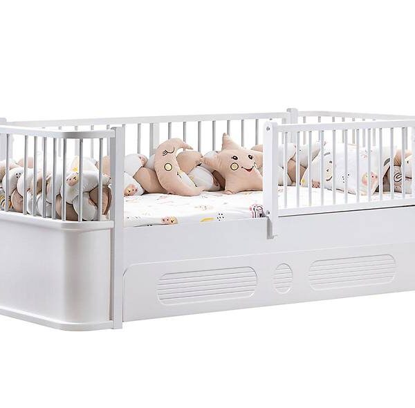 Picasso Montessori Kinderbed Wit — Lage instap
