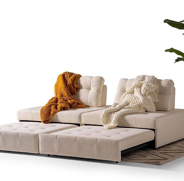 Premium 2-persoons slaapbank — trendy design, ruimtebesparend