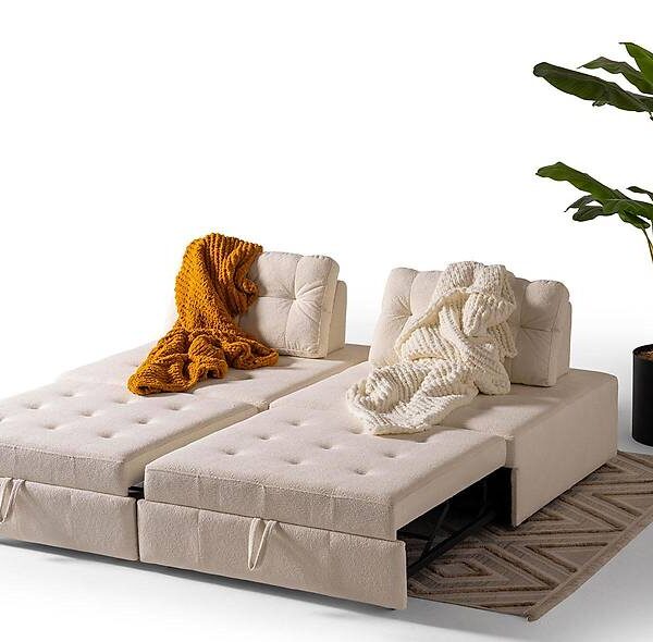 Premium 2-persoons slaapbank — trendy design, ruimtebesparend