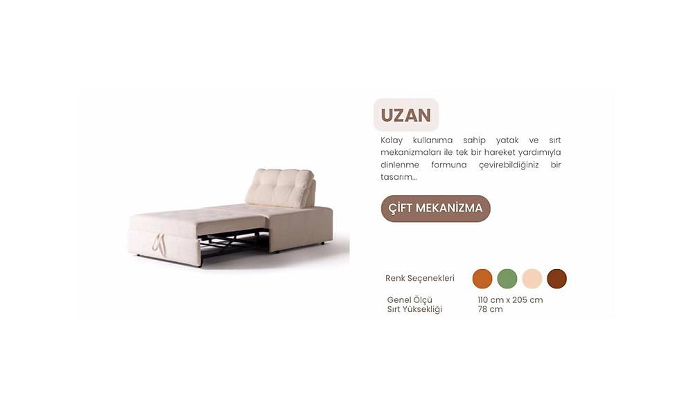 Premium 2-persoons slaapbank — trendy design, ruimtebesparend