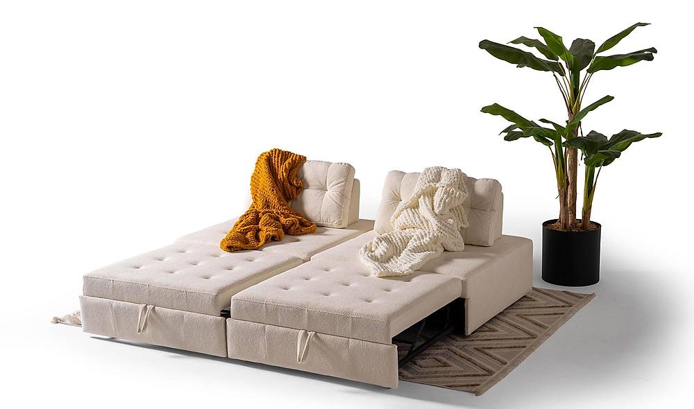 Premium 2-persoons slaapbank — trendy design, ruimtebesparend