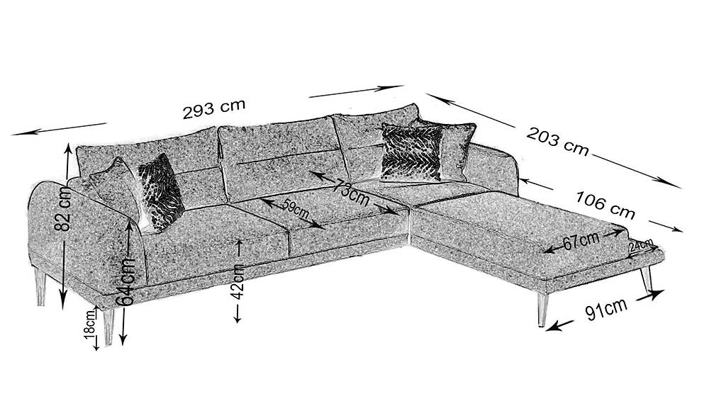 Premium antraciet hoekbank - Luxe design & ultiem comfort