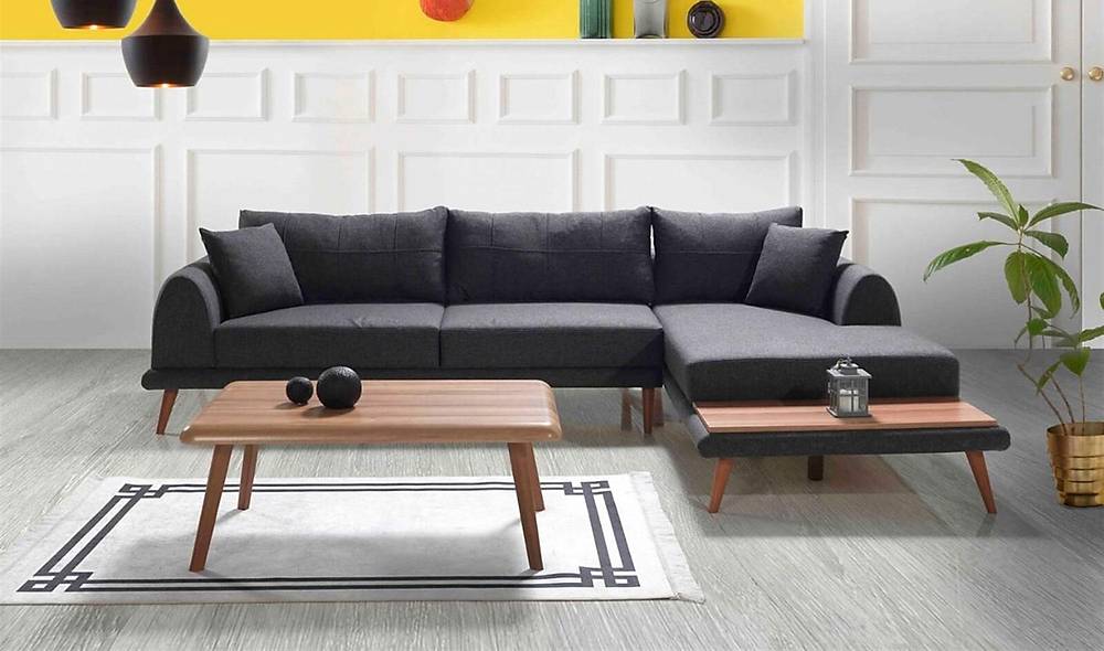 Premium antraciet hoekbank - Luxe design & ultiem comfort
