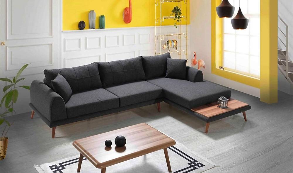 Premium antraciet hoekbank - Luxe design & ultiem comfort