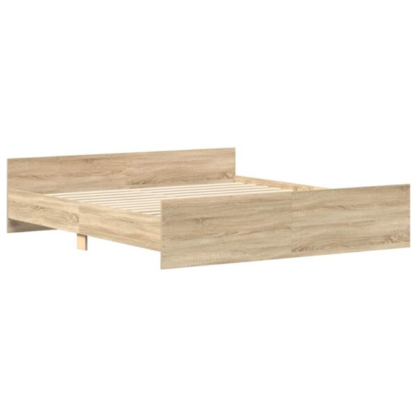 Premium bed 180x200 Sonoma eiken – stevig & stijlvol
