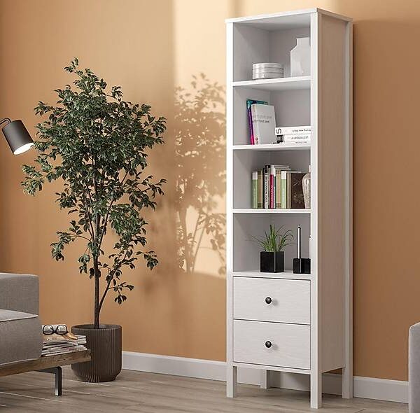 Premium boekenkast met lade – stijlvol & ruimtebesparend