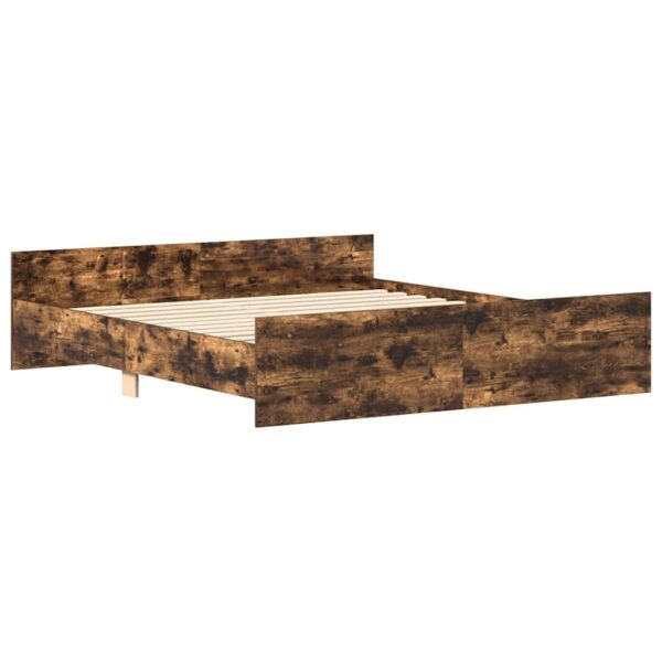 Premium boxspringbed 180x200 in gerookt eiken