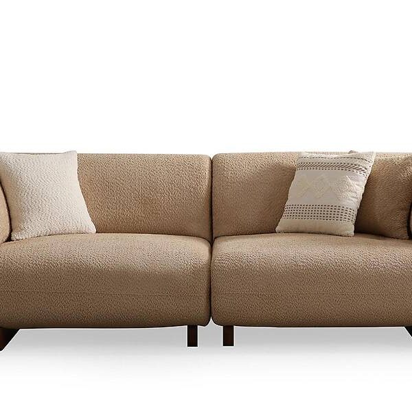 Premium bruine driezitsbank — luxe comfort en topkwaliteit