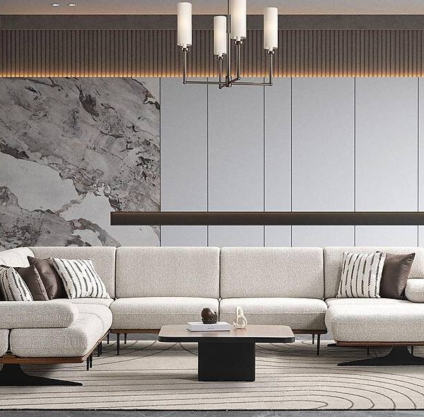 Premium hoekbank – modern design, nieuw