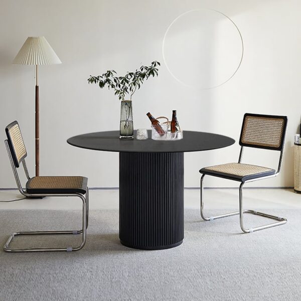 Premium houten ronde eettafel voor 4 personen