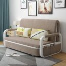 Premium linnen slaapbank 2-zits – uitschuifbaar met opbergruimte