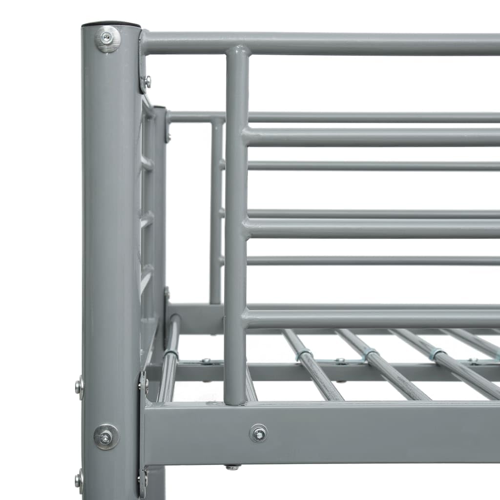 Premium metalen stapelbed 90x200 cm — Stevig & stijlvol