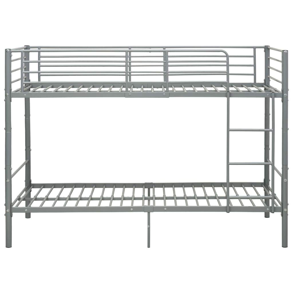 Premium metalen stapelbed 90x200 cm — Stevig & stijlvol
