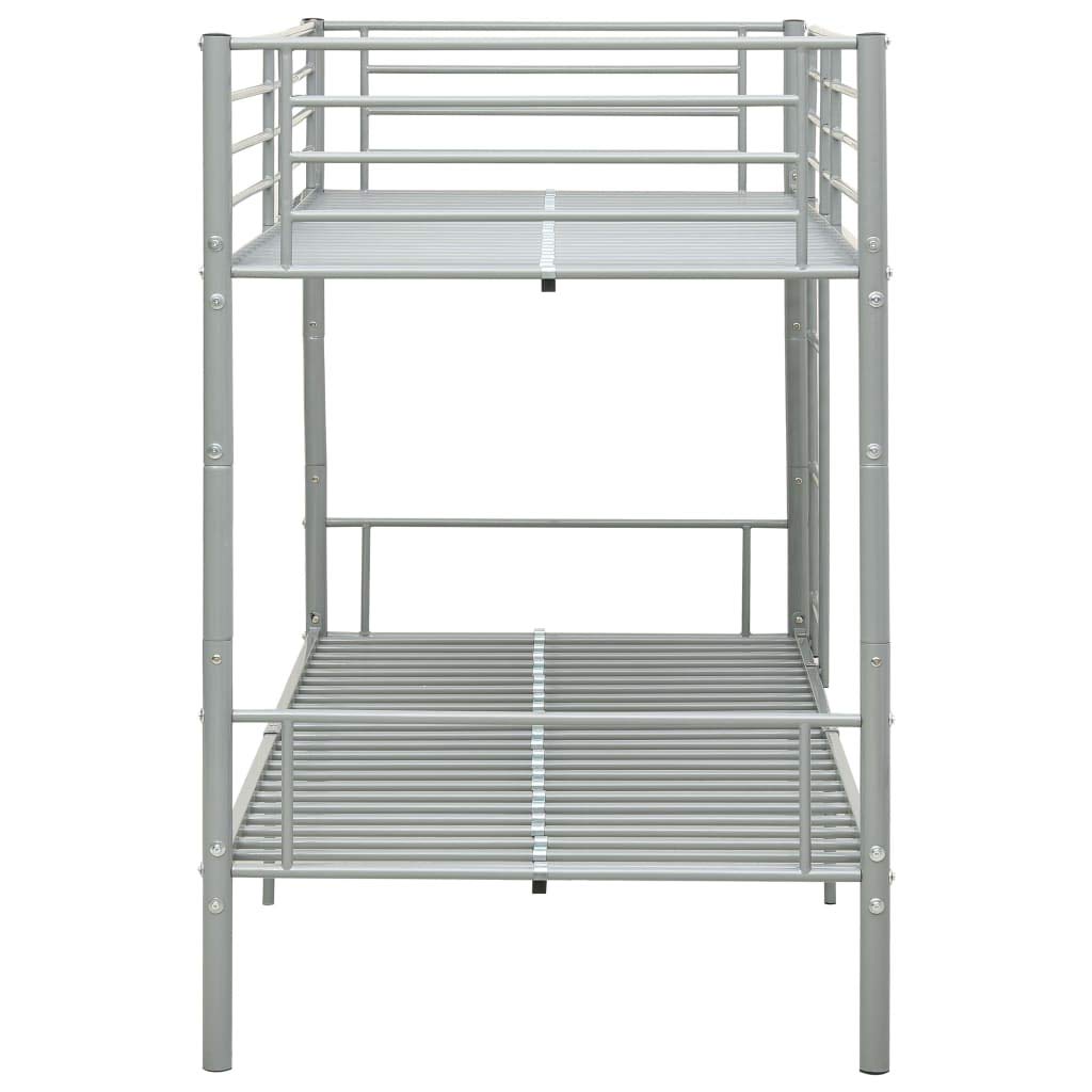 Premium metalen stapelbed 90x200 cm — Stevig & stijlvol