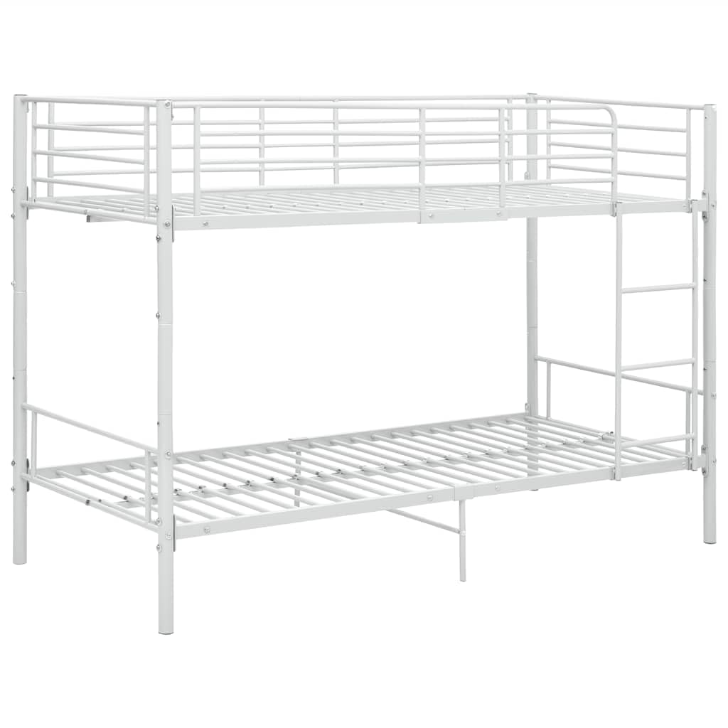 Premium metalen stapelbed 90x200 cm — Stevig & stijlvol