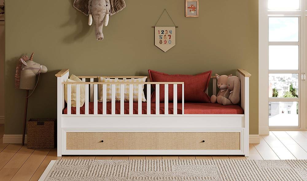 Premium Montessori-kinderbed Muzzy — Veilig & Natuurlijk