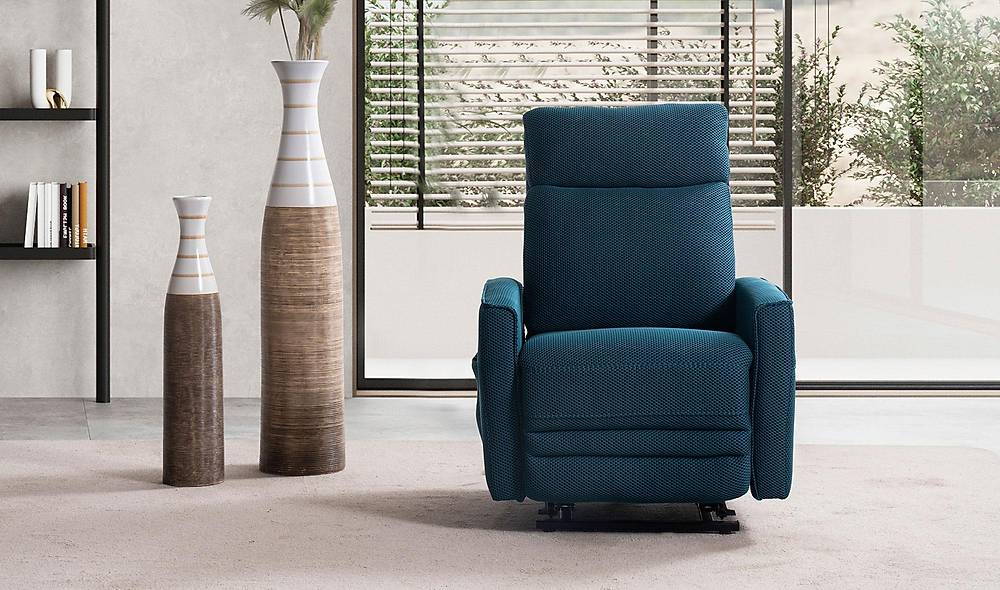 Premium Optima TV-fauteuil — Luxe relaxstoel in blauw