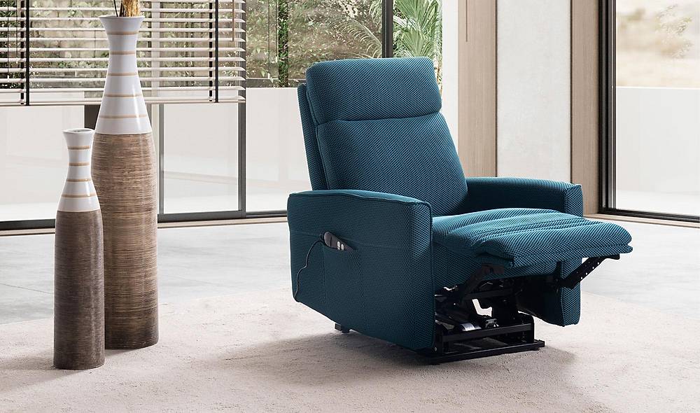 Premium Optima TV-fauteuil — Luxe relaxstoel in blauw