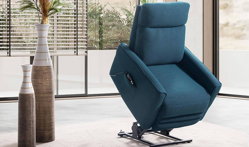 Premium Optima TV-fauteuil — Luxe relaxstoel in blauw