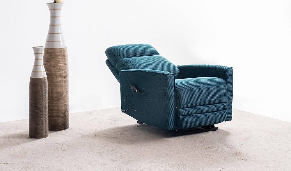 Premium Optima TV-fauteuil — Luxe relaxstoel in blauw