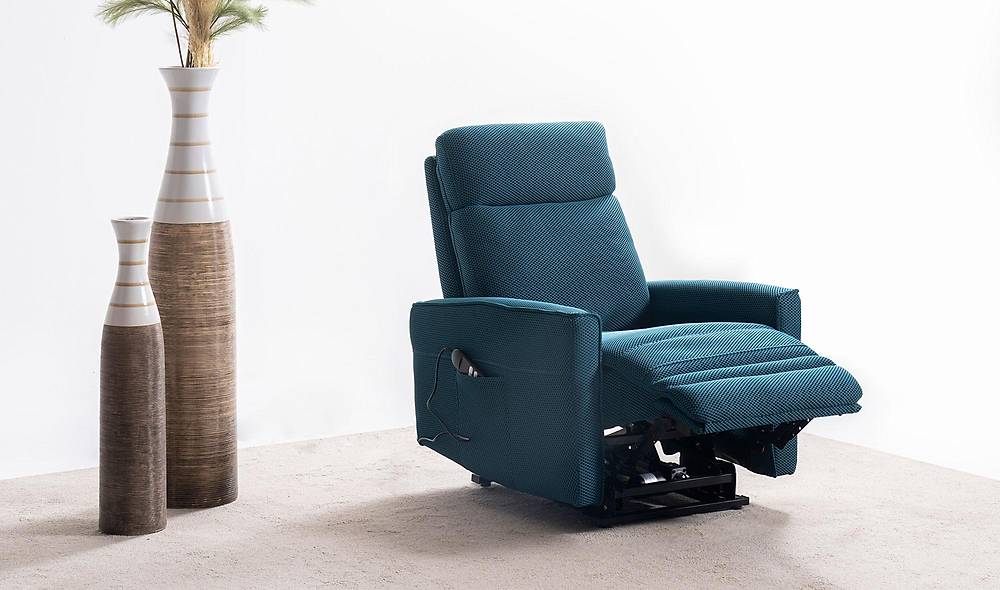 Premium Optima TV-fauteuil — Luxe relaxstoel in blauw