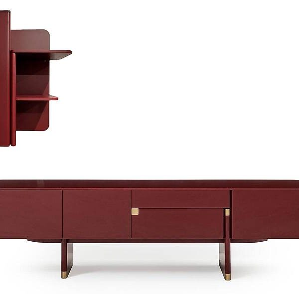 Premium Penora tv-meubel Bordo — luxe afwerking