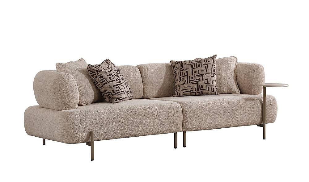 Premium Rush designbank met geïntegreerde salontafel