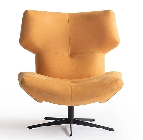 Premium sportfauteuil Hardal — luxe mosterdkleurig comfort