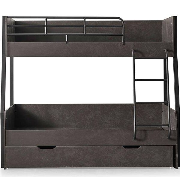 Premium stapelbed Negro Ranza Antraciet — Ruimtebesparend